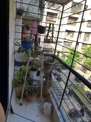 Balcony in 1 BHK Apartment at New Om Complex CHSL, Mira Road – for Sale