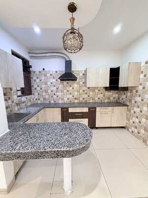 Kitchen in 1 BHK Builder Floor at Lohgarh – for Rent