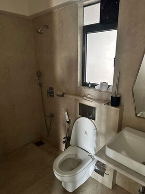 Bathroom in 2 BHK Apartment at Piramal Aranya, Byculla – for Rent