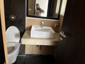 Bathroom in 2.5 BHK Apartment at Lodha Splendora, Ghodbunder Road – for Rent