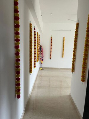 Building Lobby in 2.5 BHK Apartment at Lodha Splendora, Ghodbunder Road – for Rent