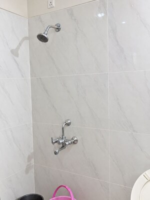 Bathroom in 1 BHK Apartment at Pantan Synergy, Virar West – for Rent