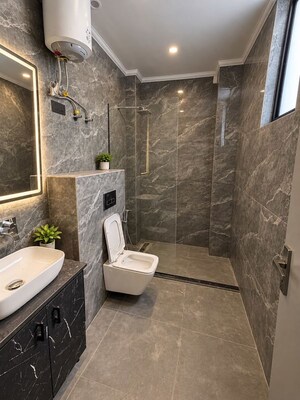 Bathroom in 4 BHK Builder Floor at Sector 51 – for Rent