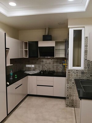 Kitchen in 3 BHK Builder Floor at Greater Kailash I – for Sale