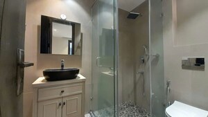Bathroom in 3 BHK Builder Floor at Chittaranjan Park – for Sale