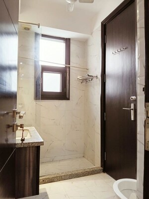 Bathroom in 4 BHK Builder Floor at East Of Kailash – for Rent