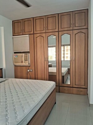 Bedroom in 2 BHK Apartment at Hyde Park Galaxy, Manpada – for Rent