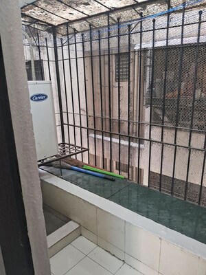 Balcony in 2 BHK Apartment at Hyde Park Galaxy, Manpada – for Rent