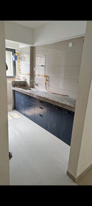 Kitchen in 2 BHK Apartment at Shilp Ananta, Shela – for Rent