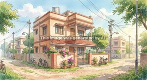  Independent House – Exterior View View at Mahavan - for Sale