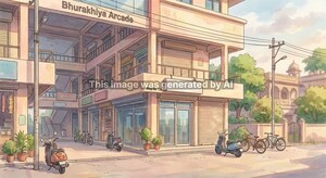  Shop – Exterior View View at Kamrej - for Sale