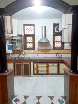 Kitchen in 3 BHK Builder Floor at Malviya Nagar – for Rent