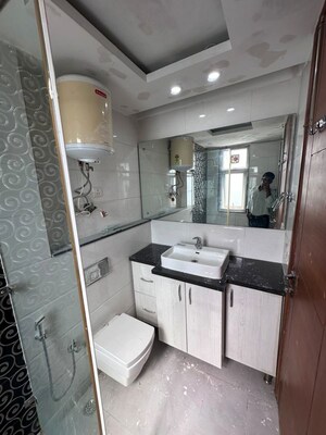 Kitchen in 3 BHK Builder Floor at Sarvodaya Enclave – for Rent