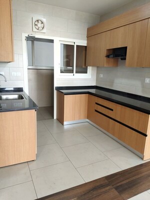 Kitchen in 3 BHK Apartment at Sobha Windsor, Whitefield – for Rent