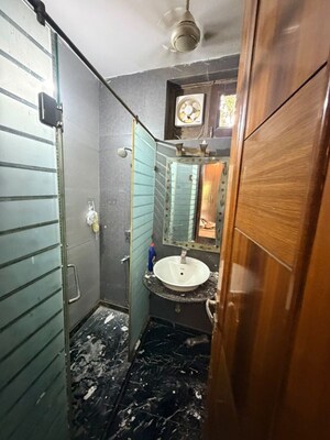 Bathroom in 3 BHK Builder Floor at Shivalik Colony – for Rent