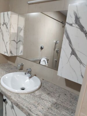 Bathroom in 3 BHK Apartment at Sobha Windsor, Whitefield – for Rent