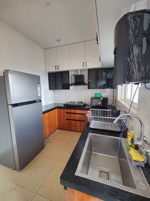 Kitchen in 3 BHK Apartment at Prestige Beverly Hills, Kokapet – for Rent