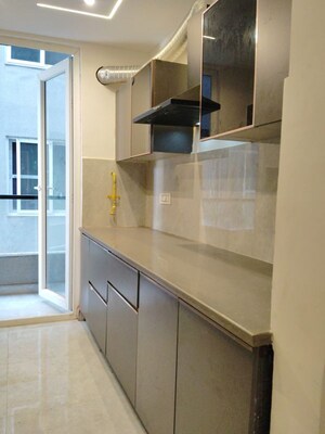 Kitchen in 2 BHK Apartment at Ansal Valley View Estate, Gwal Pahari – for Rent