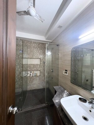Bathroom in 4 BHK Builder Floor at Rajouri Garden – for Rent