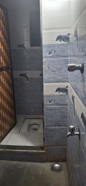 Bathroom in 1 RK Independent House at Kopar Khairane – for Rent