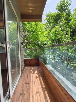 Balcony in 3 BHK Builder Floor at Saket – for Rent