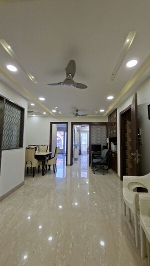 Living Room in 3 BHK Builder Floor at Green Park – for Rent