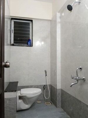 Bathroom in 3 BHK Builder Floor at Tejas Swami Residency, Lohgaon – for Rent
