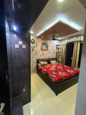 Bedroom in 1 BHK Apartment at Sector 16 Ghansoli – for Rent