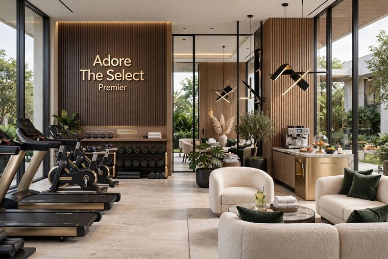 Living Room, adore-the-select-premia 3 Bedroom 1833 Sq.Ft. Apartment In Sector 77 Gurgaon 10762421