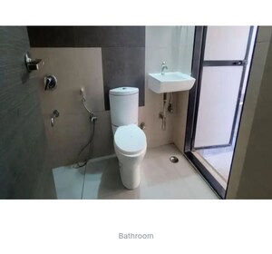 Bathroom in 2 BHK Apartment at Ishwar Iris, Seawoods – for Rent