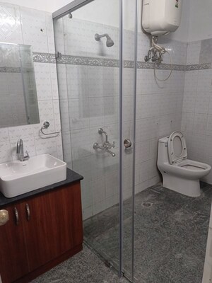 Bathroom in 3 BHK Apartment at Pavani Palazzo, Banjara Hills – for Rent