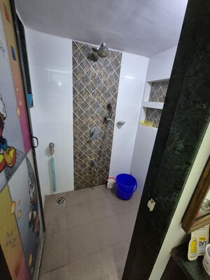 Bathroom in 1 BHK Apartment at Mahape – for Rent