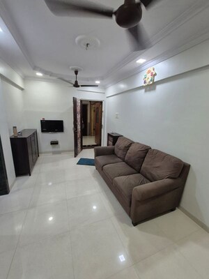 Living Room in 1 BHK Apartment at Mahape – for Rent