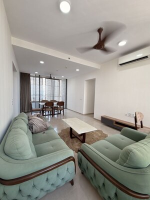 Living Room in 3 BHK Apartment at Piramal Vaikunth, Balkum Pada – for Rent
