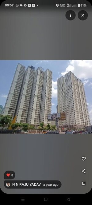 3 BHK Apartment For Rent in Prestige Beverly Hills, Kokapet