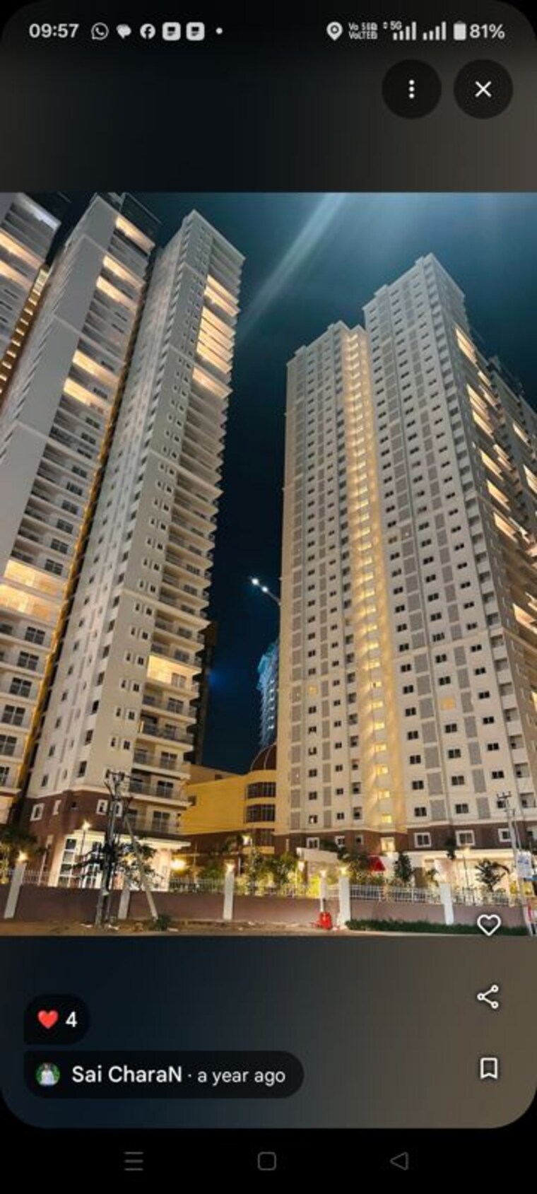 Exterior View, prestige-beverly-hills 3 Bedroom 2124 Sq.Ft. Apartment In Kokapet Hyderabad 10762522