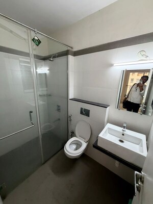 Attached Bathroom in 1 BHK Apartment at Piramal Vaikunth, Balkum Pada – for Rent