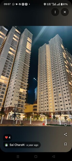 2.5 BHK Apartment For Rent in Prestige Beverly Hills, Kokapet