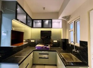 Kitchen in 3 BHK Apartment at Gomti Nagar – for Rent