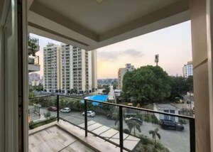 Balcony in 3 BHK Apartment at Gomti Nagar – for Rent