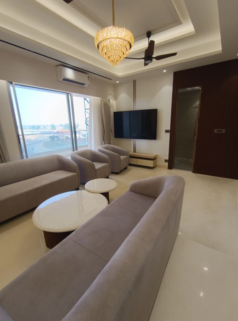 Living Room, aurum-alumni-bliss 2 Bedroom 2200 Sq.Ft. Apartment In Sector 22d Yamuna Expressway Greater Noida 10762619