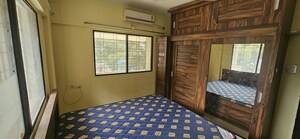 Bedroom in 2 BHK Apartment at Satish Bora Crystal Heights, Wakad – for Rent