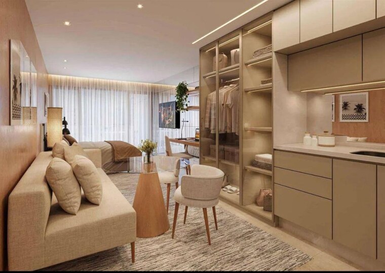 Living Room, keshopura Studio 492 Sq.Ft. Apartment In Keshopura Jaipur 10762666