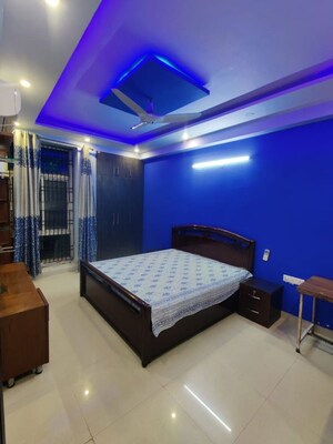 Living Room in 3 BHK Builder Floor at Omaxe Silver Birch, North Mullanpur – for Rent