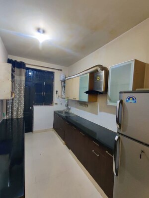Kitchen in 3 BHK Builder Floor at Omaxe Silver Birch, North Mullanpur – for Rent