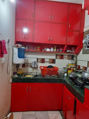 Kitchen in 3 BHK Builder Floor at Rajendra Nagar Sector 5 – for Rent