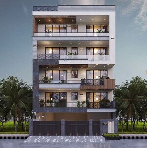 4 BHK Builder Floor – Exterior View View at Sector 77 - for Sale