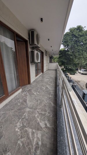 Balcony in 3 BHK Builder Floor at Sector 50 – for Rent