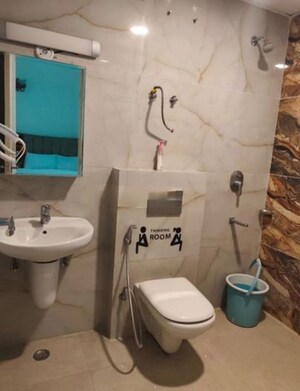 Attached Bathroom in 3 BHK Apartment at Omaxe The Palace, Gomti Nagar – for Rent