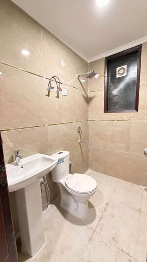 Bathroom in 2 BHK Apartment at Chattarpur – for Rent